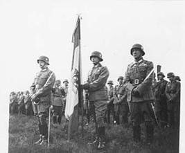 La División Azul jura fidelidad al Führer - 31/07/1941.