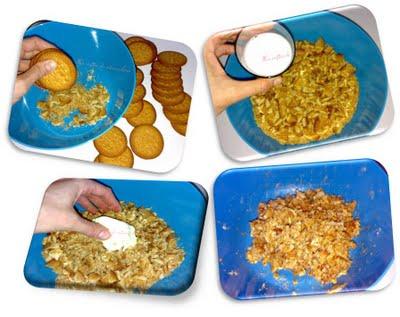 Tarta crema de orujo y frutas del bosque