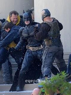 Ya vemos a Batman en la nueva remesa de fotos del rodaje de 'The Dark Knight Rises'