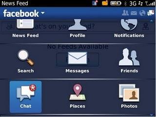 Configurar el chat de Facebook en BlackBerry