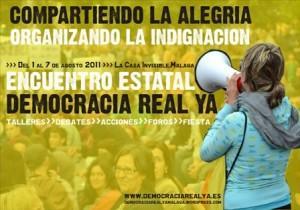Encuentro Estatal Democracia Real Ya.