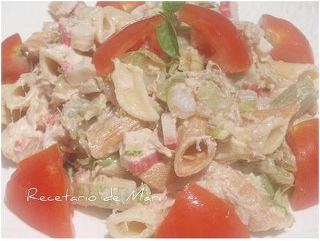 ENSALADA DE PASTA DE COLORES