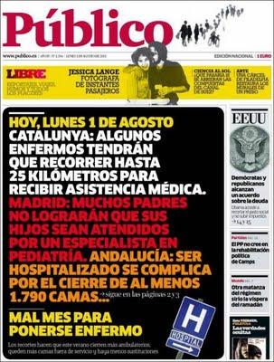 Malos tiempos para enfermar