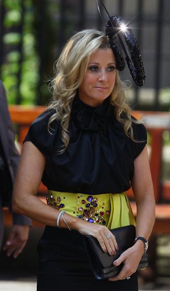 Chanelle McCoy arrives for the Royal wedding of Zara Phillips and Mike Tindall at Canongate Kirk on July 30, 2011 in Edinburgh, Scotland. The Queen's granddaughter Zara Phillips will marry England rugby player Mike Tindall today at Canongate Kirk. Many royals are expected to attend including the Duke and Duchess of Cambridge.