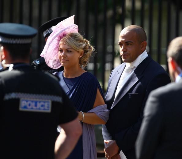 Guests arrive for the Royal wedding of Zara Phillips and Mike Tindall at Canongate Kirk on July 30, 2011 in Edinburgh, Scotland. The Queen's granddaughter Zara Phillips will marry England rugby player Mike Tindall today at Canongate Kirk. Many royals are expected to attend including the Duke and Duchess of Cambridge.
