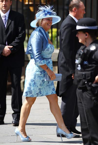 Guests arrives for the Royal wedding of Zara Phillips and Mike Tindall at Canongate Kirk on July 30, 2011 in Edinburgh, Scotland. The Queen's granddaughter Zara Phillips will marry England rugby player Mike Tindall today at Canongate Kirk. Many royals are expected to attend including the Duke and Duchess of Cambridge.