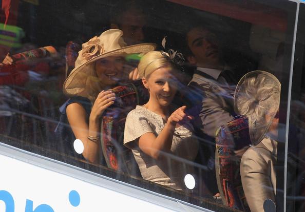 Guests arrive at Canongate Kirk on the afternoon of the wedding of Mike Tindall and Zara Philips on July 30, 2011 in Edinburgh, Scotland. The Queen's granddaughter Zara Phillips will marry England rugby player Mike Tindall today at Canongate Kirk. Many royals are expected to attend including the Duke and Duchess of Cambridge.