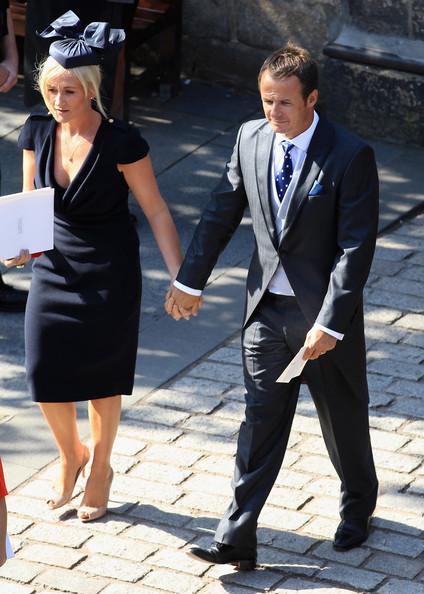 Austin Healey leaves Canongate Kirk on the afternoon of the wedding of Mike Tindall and Zara Philips on July 30, 2011 in Edinburgh, Scotland. The Queen's granddaughter Zara Phillips will marry England rugby player Mike Tindall today at Canongate Kirk. Many royals are expected to attend including the Duke and Duchess of Cambridge.