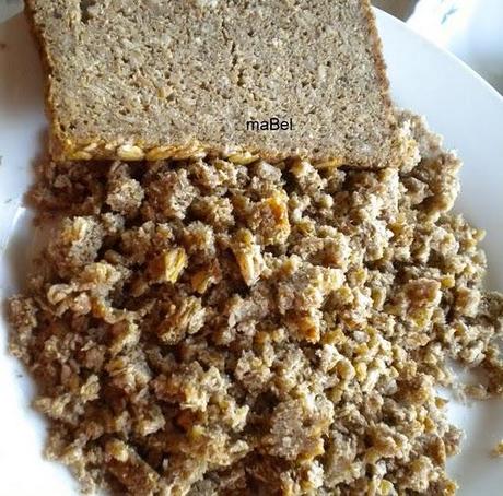 Torta letona de miga de pan Torta letona de miga de pan