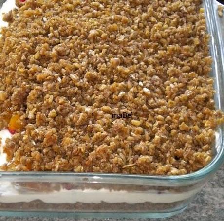 Torta letona de miga de pan Torta letona de miga de pan