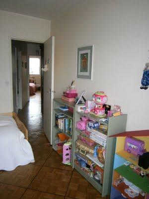 Rue des Pyrénées, Paris 75020 - Situation actuel (salle à manger, chambres)