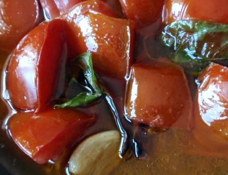 Aglio, olio, peperoncino, pomodoro, basilico