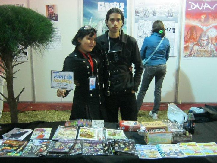 fotos de la Feria de Fanzines y revistas en el Salón del comic