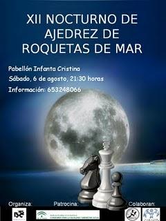 XII NOCTURNO DE AJEDREZ DE ROQUETAS DE MAR