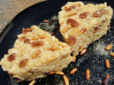 ARROZ CON PASAS Y PIÑONES