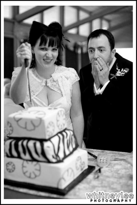 Una boda en Blanco, Negro y Rojo. Para novios atrevidos