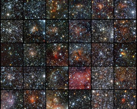 El telescopio VISTA encuentra 96 cúmulos estelares escondidos tras nubes de polvo El telescopio VISTA encuentra 96 cúmulos estelares escondidos tras nubes de polvo