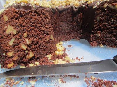 QUEQUÉ DE CHOCOLATE Y NUECES