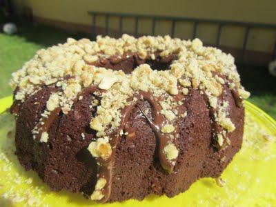 QUEQUÉ DE CHOCOLATE Y NUECES