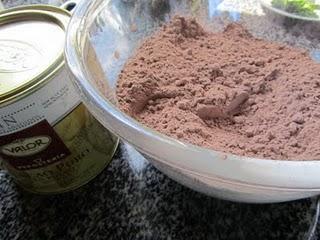 QUEQUÉ DE CHOCOLATE Y NUECES