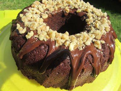 QUEQUÉ DE CHOCOLATE Y NUECES