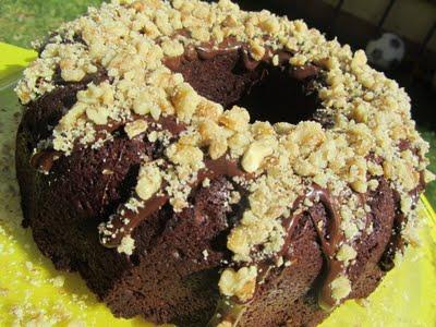 QUEQUÉ DE CHOCOLATE Y NUECES