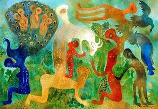 En Matanzas La Foresta Mágica, de Manuel Mendive