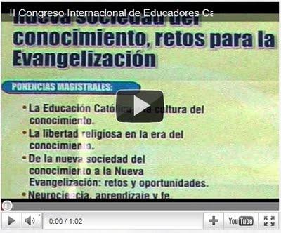 II CONGRESO INTERNACIONAL DE EDUCADORES CATÓLICOS (LIMA - PERÚ)