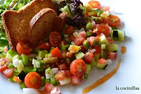 ENSALADA DE GAZPACHO AGRIDULCE