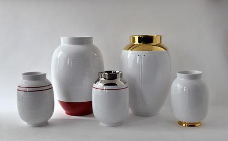 Space Capsules :: jarrones de porcelana espaciales