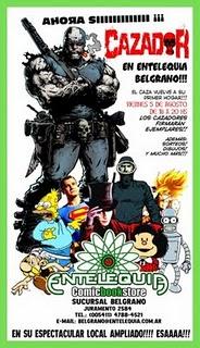 CAZADOR: Los autores firman en Entelequia