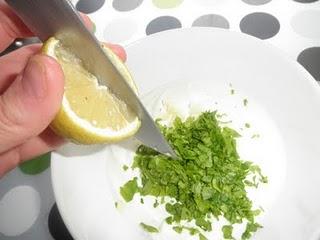 Albóndigas griegas con salsa de yogur