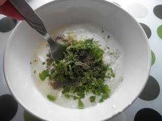 Albóndigas griegas con salsa de yogur