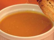 sopa crema naranja bien calentita