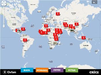 Mapa-interactivo Mapamundi ilustrado