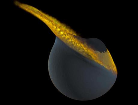 ¿Un impacto a cámara lenta creó una Luna con dos caras?