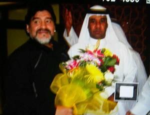 Maradona ya está al frente del club Al Wasl