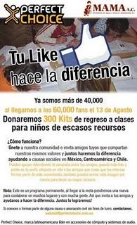 Tu Like hace la diferencia con Perfect Choice