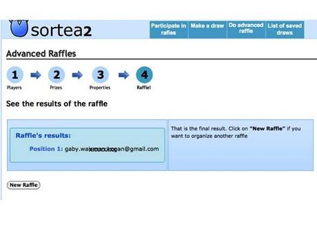 La ganadora del sorteo Fit Me! es....