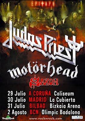 Saxon, Motörhead y Judas Priest. Leganes 30-07-11