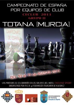 CAMPEONATO DE ESPAÑA POR EQUIPOS CECLUB 2011. SEGUNDA DIVISIÓN – GRUPO SUR