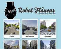 Google Street View de varias ciudades del mundo: Robot Flaneur
