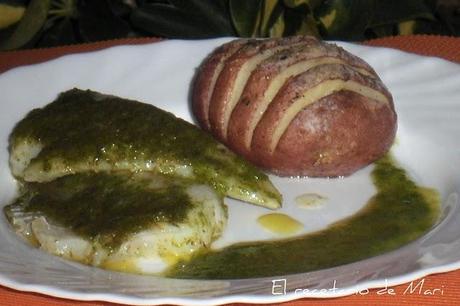 FILETE DE ABADEJO EN SALSA VERDE FILETE DE ABADEJO EN SALSA VERDE