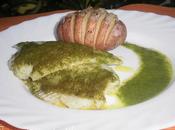 Filete abadejo salsa verde