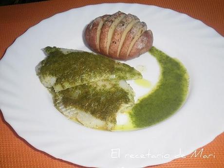 FILETE DE ABADEJO EN SALSA VERDE FILETE DE ABADEJO EN SALSA VERDE