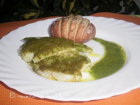 FILETE DE ABADEJO EN SALSA VERDE