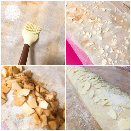 Strudel fácil de membrillo