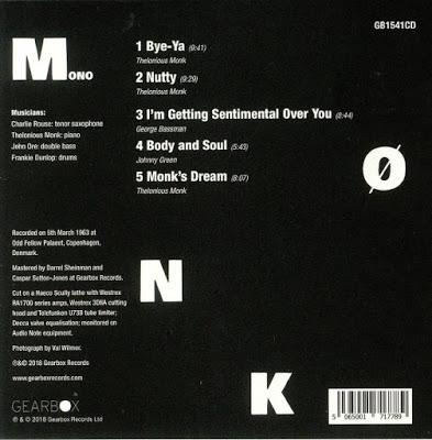 THELONIOUS MONK: Monk