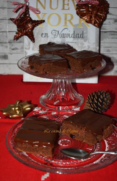 Brownies de arándanos