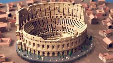 Un coliseo de 9.000 piezas, nuevo récord de LEGO